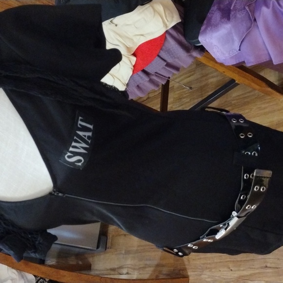 SEXY S.W.A.T. COSTUME (LADIES YOU CAN WEAR IT FOR YOUR HONEY!!!) SZ M / L - Picture 2 of 8